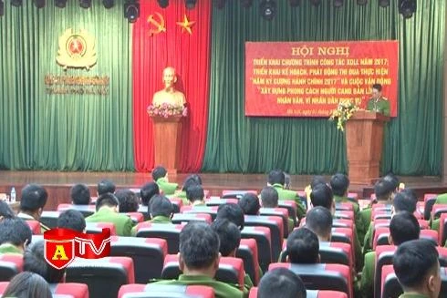 Cảnh sát PC&CC hưởng ứng cuộc vận động lớn 