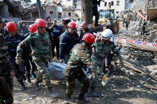 [ẢNH]: Lực lượng cứu hộ Karabakh tìm thấy thi thể của 22 binh sĩ Armenia