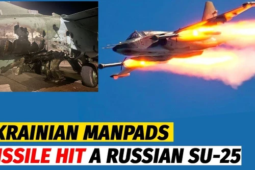 Su-25 Nga sống sót sau khi trúng đạn phòng không Ukraine ‘rách như tổ ong’