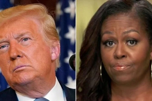 Bà Obama kêu gọi cấm vĩnh viễn tài khoản mạng xã hội của ông Trump