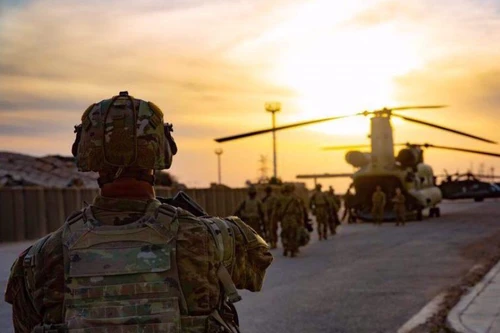 [Ảnh] Mỹ quyết định rút hết binh sĩ chiến đấu trực tiếp khỏi Iraq