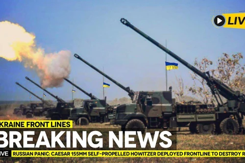 Pháp vừa viện trợ, lính Ukraine bán pháo CAESAR cho… Nga