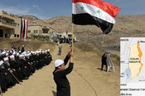 Người dân Cao nguyên Golan biểu tình phản đối dự án tuabin gió của Israel 