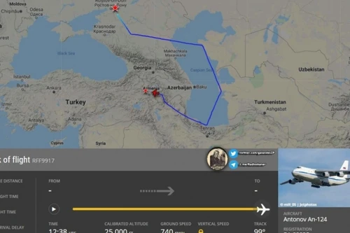 Nga cấp tập chuyển máy bay tới Armenia trước khi xung đột bùng phát ở Nagorno-Karabakh?