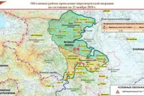 Nga công bố bản đồ mới của vùng Karabakh