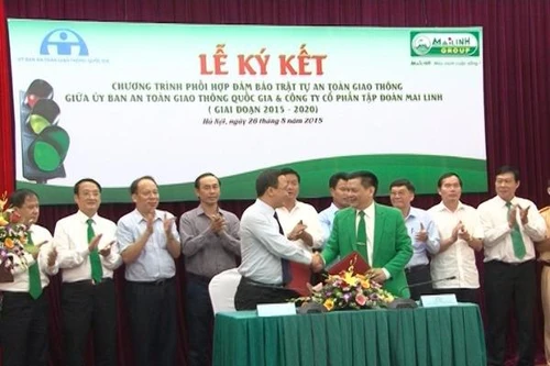 Ủy ban ATGT Quốc gia phối hợp với Tập đoàn Mai Linh bảo đảm TTATGT