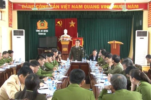 Đảm bảo ANTT năm 2014 tại CAH Thanh Oai 
