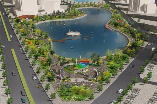 Khởi động công trình vì cộng đồng, chào mừng 20 năm thành lập quận