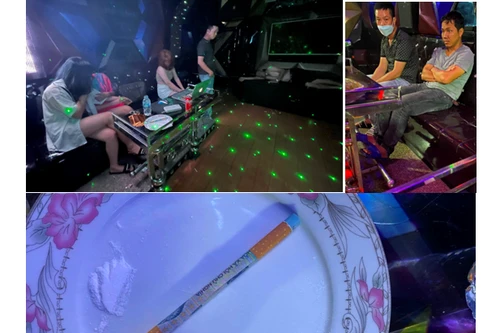 Năm người dương tính ma túy trong quán karaoke ‘Hà Anh 5 sao’