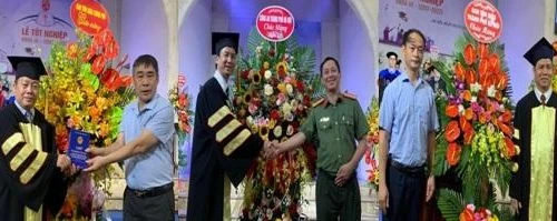 Công an Hà Nội chúc mừng lễ tốt nghiệp khóa III Trường Thánh Kinh Thần học Hà Nội