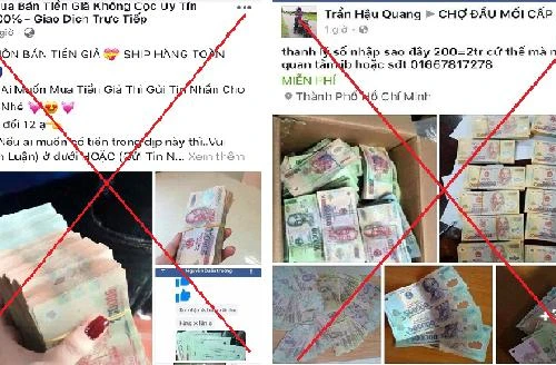 Bộ Công an cảnh báo về tội phạm liên quan đến tiền giả