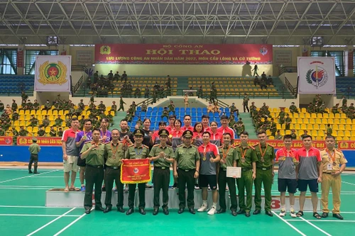 Đoàn vận động viên Công an Hà Nội gây ấn tượng tại Hội thao lực lượng CAND 