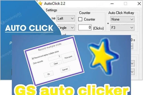 GS Auto Clicker - Ứng dụng click chuột tự động hiệu quả