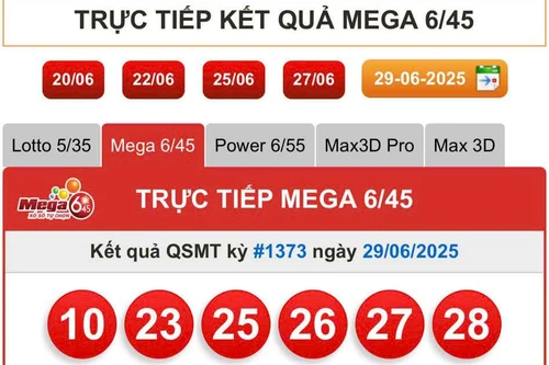 Vé số độc đắc Vietlott 127 tỷ đồng phát hành tại TP.HCM