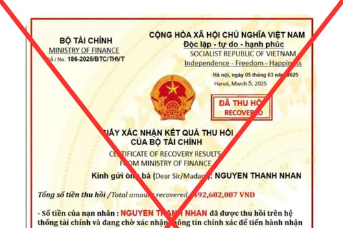 Bộ Tài chính liên tục bị giả mạo để lừa đảo