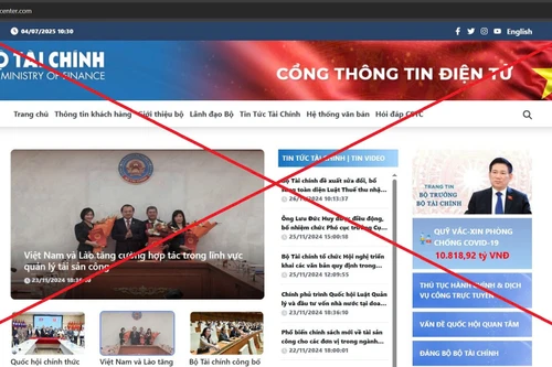 Bộ Tài chính đề nghị cơ quan chức năng làm rõ các website, văn bản giả mạo để lừa đảo