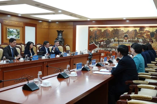 Bộ trưởng Tài chính Nguyễn Văn Thắng làm việc với FTSE Russell về việc nâng hạng thị trường chứng khoán