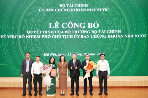 Bổ nhiệm hai tân Phó Chủ tịch Ủy ban Chứng khoán Nhà nước