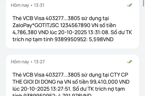 Choáng váng: Nhận thẻ ngân hàng chưa đầy 5 phút đã bị lừa hơn 100 triệu đồng trong tài khoản