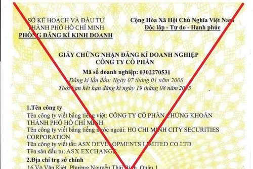 Giả mạo HOSE để tung thông tin thất thiệt