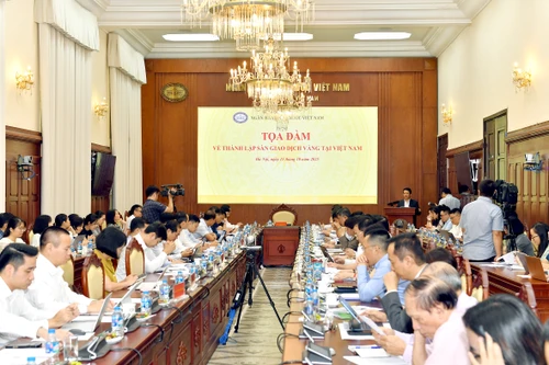 Nóng: Ngân hàng Nhà nước họp bàn về việc thành lập Sàn giao dịch vàng