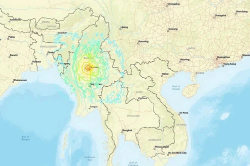 Động đất mạnh tại Myanmar và Thái Lan, ảnh hưởng đến cả Việt Nam