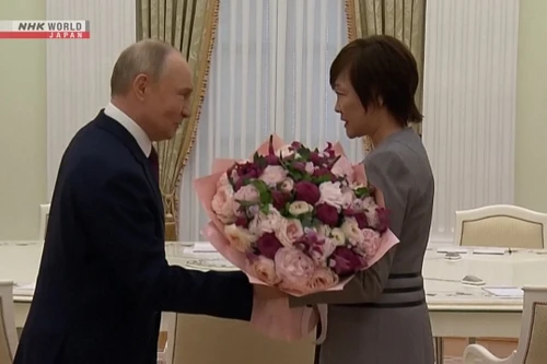 Tổng thống Nga Putin gặp phu nhân cố Thủ tướng Nhật Bản Abe Shinzo