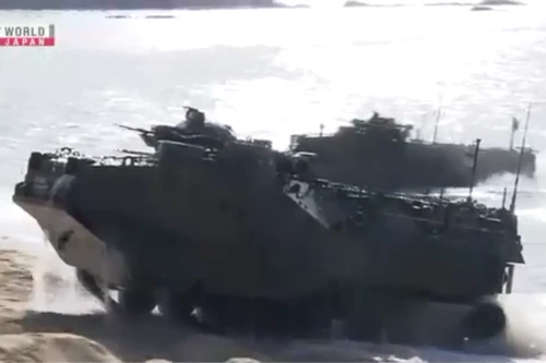 Thủy quân lục chiến Mỹ và Nhật Bản tập trận chung nhằm bảo vệ đảo xa