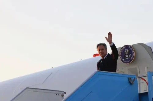 Ngoại trưởng Mỹ Antony Blinken đến Israel thúc đẩy đàm phán ngừng bắn