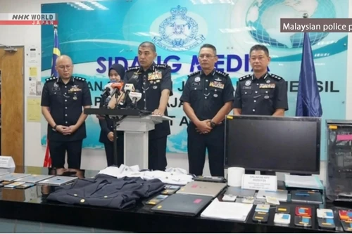 Malaysia bắt giữ 13 công dân Nhật Bản bị tình nghi lừa đảo