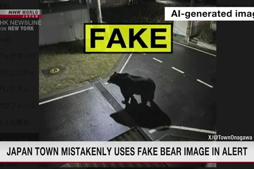 Dùng hình ảnh tạo bởi AI khi cảnh báo về gấu, một thị trấn phải xin lỗi