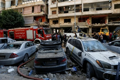 Israel tấn công thêm hàng trăm mục tiêu ở miền Nam Lebanon