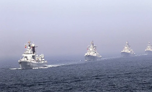 Hải quân Nga – Trung lần đầu tập trận trên biển Hoa Đông