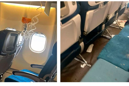 Mỹ: Máy bay chở khách gặp sự cố, 36 người bị thương