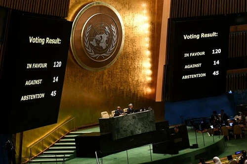 Đại hội đồng Liên hợp quốc kêu gọi Israel và Hamas ngừng bắn ngay lập tức