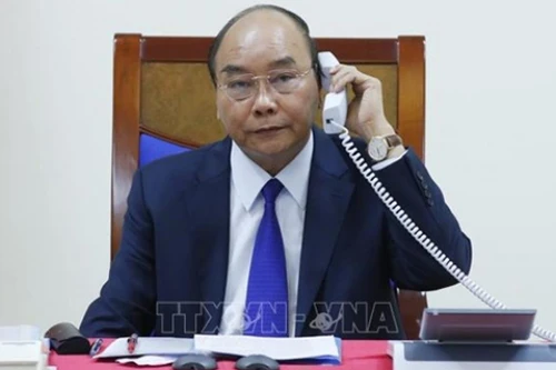 Thủ tướng Nguyễn Xuân Phúc điện đàm với Tổng thống Hoa Kỳ Donald Trump