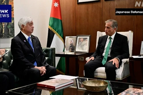 Bộ trưởng Quốc phòng Nhật Bản cảm ơn Jordan hỗ trợ sơ tán công dân