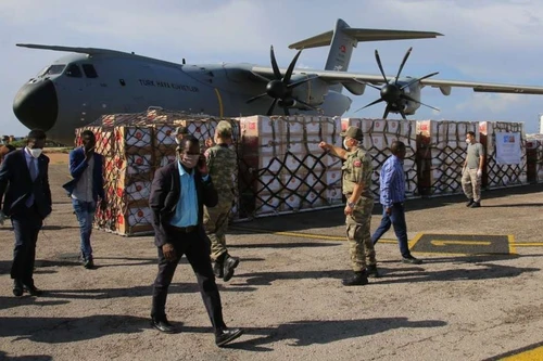 Máy bay chở hàng của Liên hợp quốc gặp nạn tại Somalia