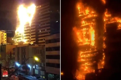 Ngọn lửa bao trùm 10 tầng trung tâm y tế tư nhân lớn nhất Iran