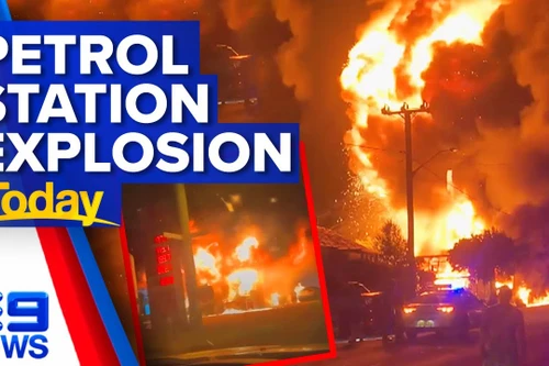 Trạm xăng phát nổ, thiêu rụi nhiều ô tô ở Sydney