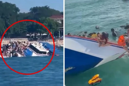 Giây phút hoảng loạn khi phà chở 89 hành khách bị lật úp ngoài khơi Bali