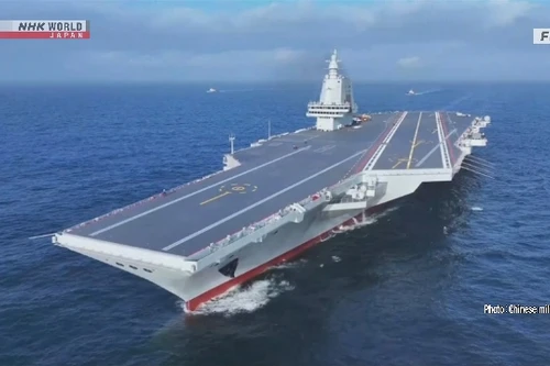 Phúc Kiến, tàu sân bay thứ 3 của Trung Quốc lần đầu huấn luyện quân sự