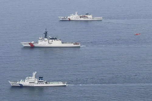 Lực lượng bảo vệ bờ biển Mỹ-Nhật-Hàn lần đầu diễn tập chung