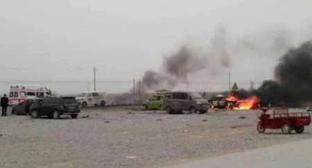 Hơn 100 người thương vong trong loạt vụ nổ tại Tân Cương