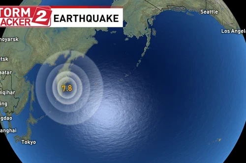 Động đất mạnh 7,8 độ richter gây cảnh báo sóng thần ở Nga