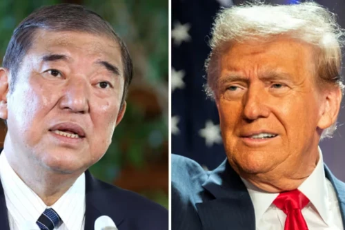 Thủ tướng Nhật Bản điện đàm với Tổng thống Mỹ Donald Trump về thuế quan