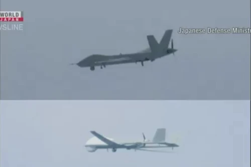 Nhật Bản triển khai chiến đấu cơ giám sát máy bay không người lái Trung Quốc 