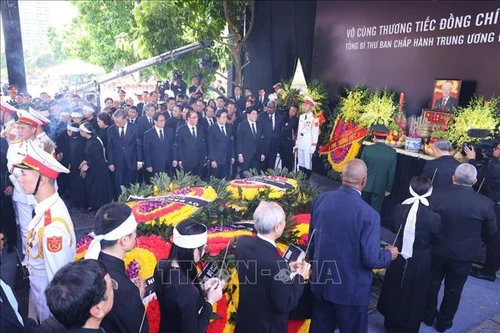 Toàn cảnh lễ an táng Tổng Bí thư Nguyễn Phú Trọng tại Nghĩa trang Mai Dịch