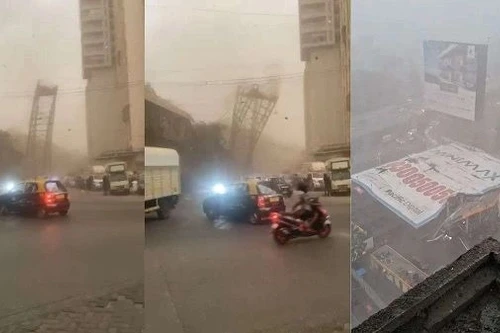 Biển quảng cáo khổng lồ bất ngờ rơi xuống, ít nhất 8 người thiệt mạng