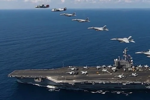 Tàu sân bay Mỹ trở lại Biển Đông tập trận